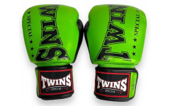 Боксерские перчатки TWINS Special BGVL3-2TA green black 12 oz