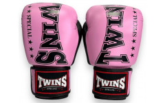 Боксерские перчатки TWINS Special BGVL3-2TA pink black 12 oz