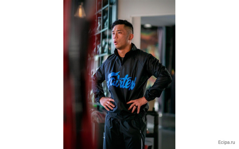 Костюм сауна Fairtex VS3 black blue 2XL