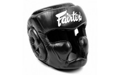 Шлем Fairtex HG13 black (Lace Up) XL
