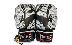 Боксерские перчатки TWINS Special FBGVL3-49 black white 16 oz