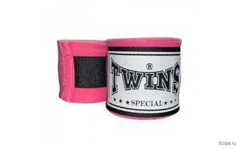 Боксёрские бинты Twins Special CH5 pink