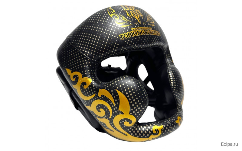Боксерский шлем Top King Kanok black L