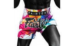 Шорты для бокса Fairtex BS1939 Funcy Soul white - XL