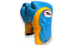 Боксерские ператки Twins Special BGVL6 yellow light blue 16 oz