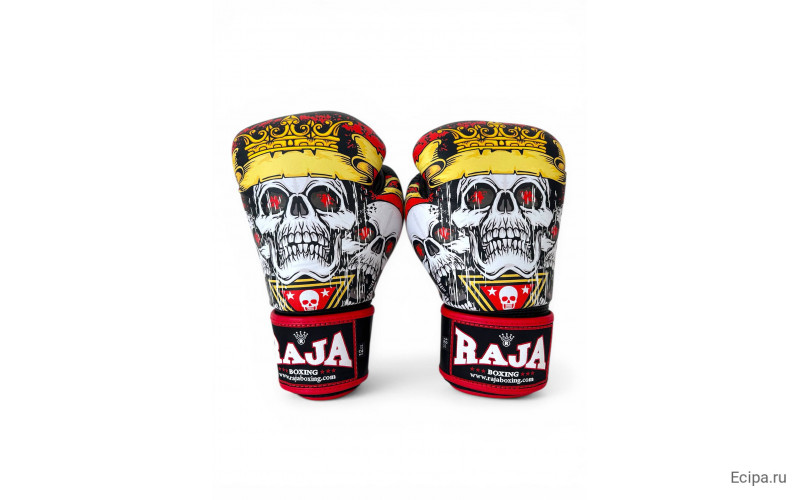 Боксёрские перчатки Raja Fancy Skull King 10 oz