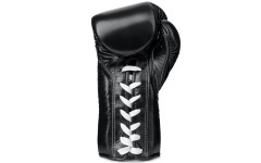 Боксерские перчатки на шнурке Fairtex BGL7 black 16 oz