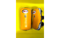 Тайские пэды Twins Special KPL12 yellow/black - L
