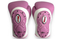 Боксерские перчатки Twins BGVL6 MK white pink 16 oz