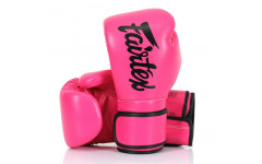 Боксерские перчатки Fairtex BGV14 pink-black 10 oz