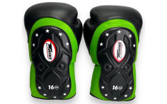 Боксерские перчатки Twins Special BGVL6 MK green black 16 oz