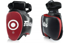 Тренерские накладки для Лоу Кика Fairtex TP5 black red
